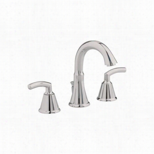 Amercian Standard 7038.801.295 Tropic Widespread Bathroom Faucet In Satin Nickel