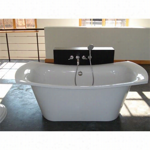 Asuatica Loveme-wt Loveme Freestanding Ecomarmor Bathtub