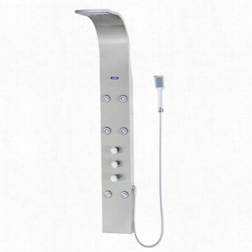 Aston Spss305 6~jet Shower System With  Fixed Showerhead In Stainnless Steel