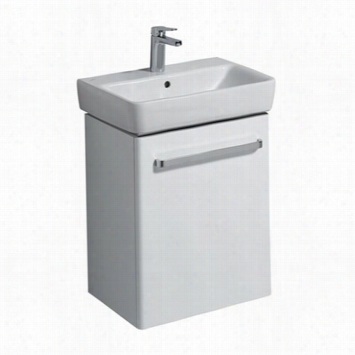 Bissonnet 862055-226155 Elements Wall-mounto R Freestanding One Door Vanity Cabinet With Ceramic Sink - Vanit Ytop Included