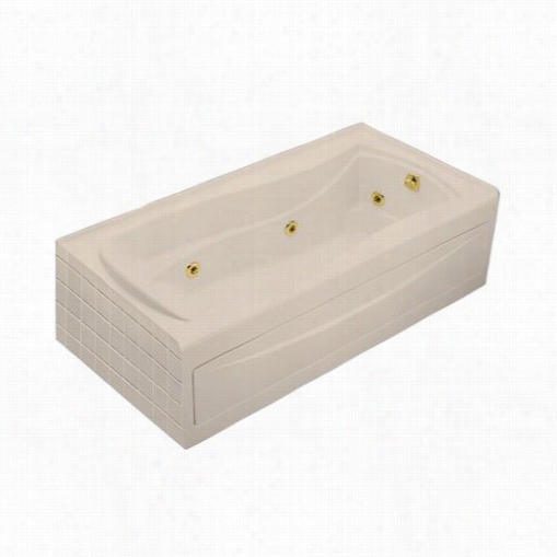 Kohler K-1257-ra Mariposa 72"" X 36"" Alcove Whirlpool Bath With Integral Apron Tile Flange And Right Hand Drain
