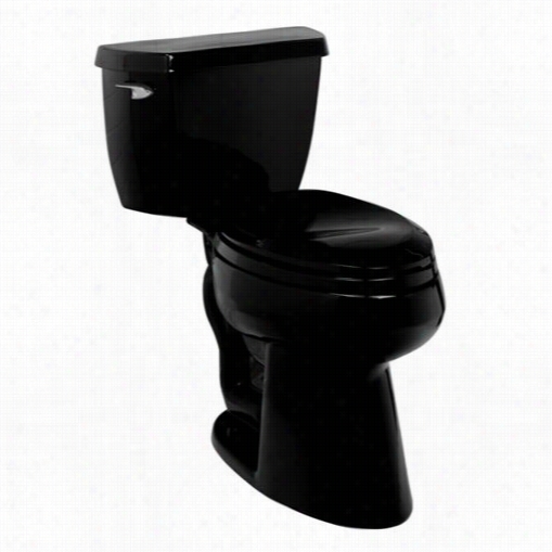 Kohler K-3531 Wellworth Pressure Lite 1.0 Gpf Elongated Toilet With Left Skill Trip Lever