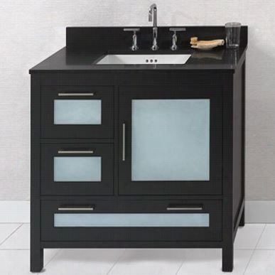 Ronbow 031536-1r Athean 36"&qout; Wood Vanity Collection  With Door And Drawer