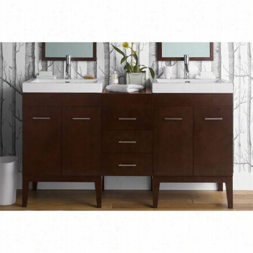 Ronbow 037023-77 Venus 23"&qot; Wood Vanity Cabinet Wih 2 Wood  Doors