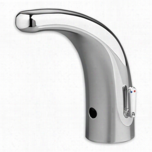 American Standard 7055215.001 Selectronic Sing Le Hole Bathroom Faucet With Dc Powered And Battery Included