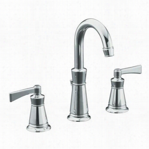 Kohler K-11076-4-cp Archer Bathroom Faucet With 8"" Centers Po1ished Chrome