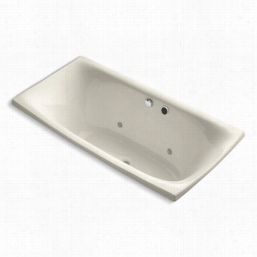 Kohler K-11343-gcr Escale Bubblemassage Acrylic Bath Upon Chromayhreapy,122 Airjetts