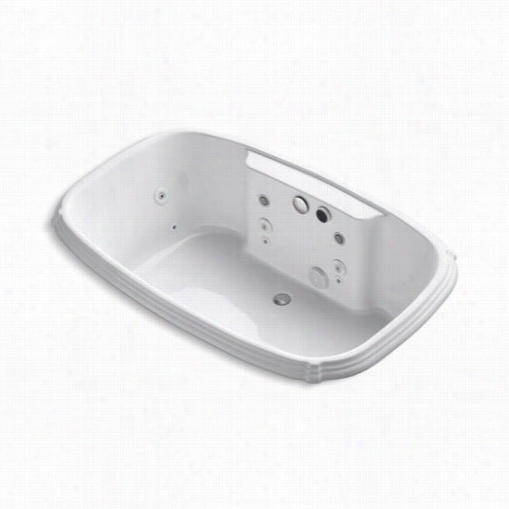 Kohler K-1457-ah Po Rtrait 67"" X 42"" Drop-in Effervescence Whirlpool Bath With Spa Experience