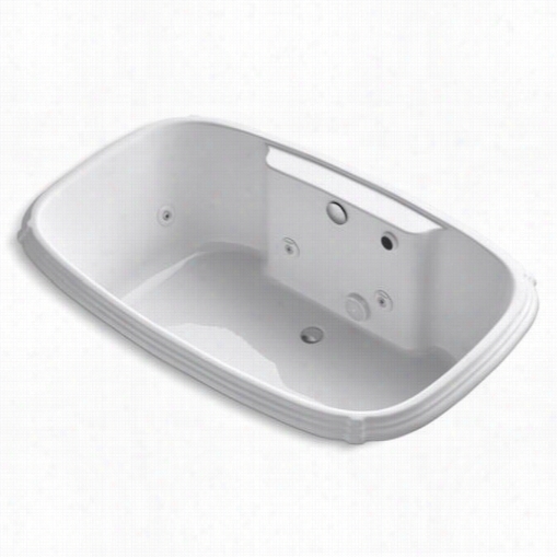 Kohler K- 1457-hn Portrait 67"" X 42&qu Ot;" Drop-in Whilpool Bath With Reversible Drain, Heater And Custom Pump Loc Ation Without Trim