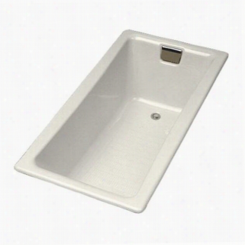 Kohler K-852-gny-ny Tea-for-two 60&quoy;" Bubbelmassage Air Bath Tub In Dune