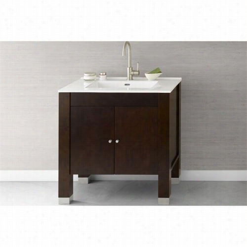 Ronbow Devon-31in-vanity Deon 31"" Vanity In Vintage Walnut (complete Se)t - Vanity Top Included