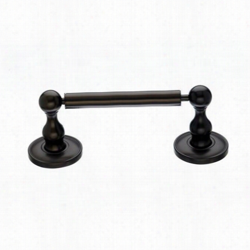 Top Knobs Ed3orbd Edwardian Bath Tissue Holder With Plain Backplate In Oil Rubbed Bronze