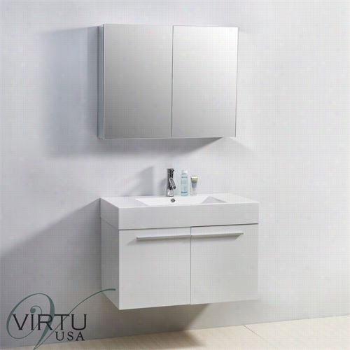 V Irtu Usa Js-50136 Midori 36"" Single Sink Bathroom Vanity - Vanity Top Included