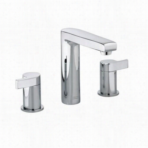 American Standard 2590.801.002 Stufio Single Handle Idespread Lavatory Fauceet In Polished Chrome