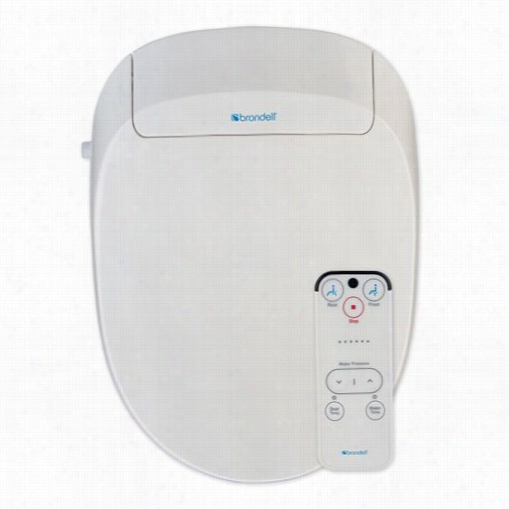Brondell S300- Ew Swash 300 Elongated Bidet Toilet Seat In White