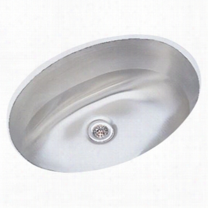 Elkay Eluh1511 Lustertone Singl Ebowl U Nddermount Sink With Er Veal