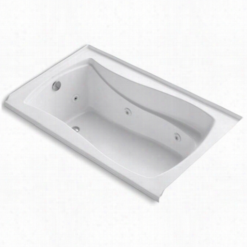 Kohler K-1239-l Mariposa 5' Whirlpool With Integral Flange Left Hand Drain