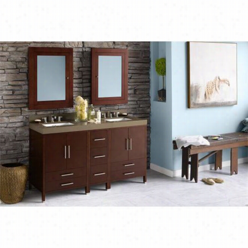 Ronbow 039224-3 Juno 24"" Wood Vanity Cabinet With Double Wood Doors And One Large Drawer