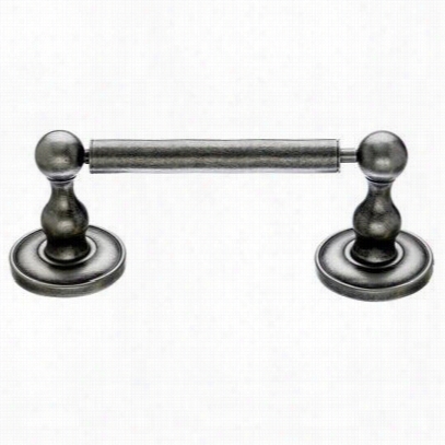 Top Knobs Ed3apd Edwrdian Bath Tissue Holder With Pplain Backlate In Antique Pewter