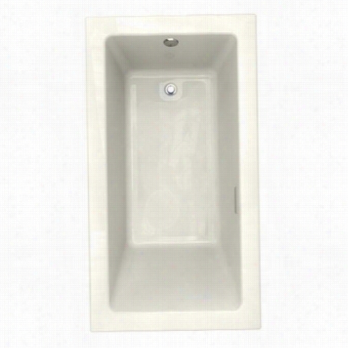 American Standard 2938.068c--d2.222 Studio 66"&quotx36"" Everclean Aiir Bath In  Linen With 2"" Profile