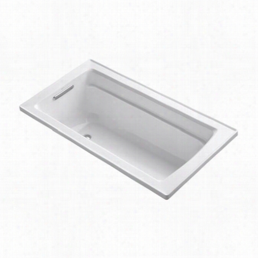 Kohler K-1122-vb Archer 60"" X  32"" Drop In Bath  With Vibraoustic Technology And Reversible Drain