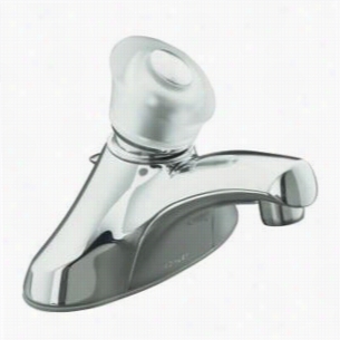 Kohler K-15681-f Coralais Single Control Cetsrset Baturooom Faucet With Sculptured Acrylic Handl E