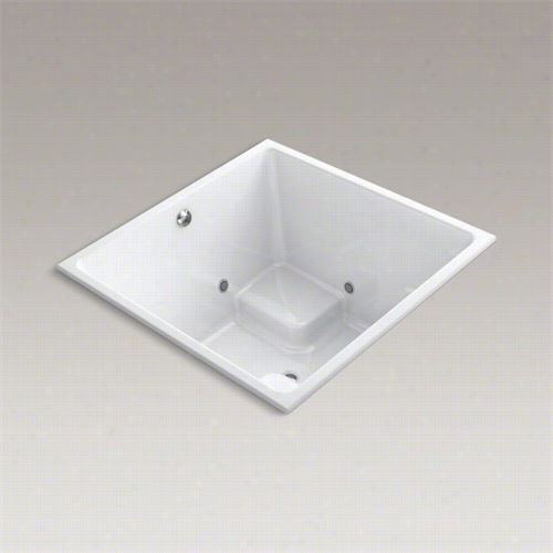 Kohler K-1969-vbcw Underscore 48"" X 48"" Drop-in Vibracoustic Bath Tub With Bask Heated Surface And Chromatherapy