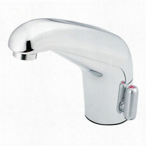 Moen Ca8308 M-power Bathroom Faucet With Sensor, Manual Override, And A/c Power In Chrome