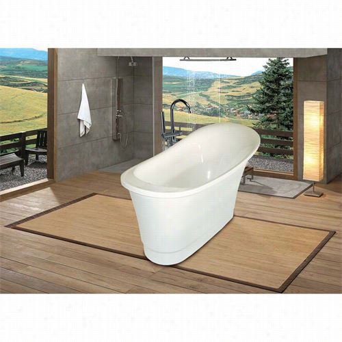 Aquatica Purescape060 Purescape 63"" Freestandin Gacrylic Bathtub