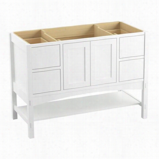 Kohler 99 557-sd Marabou 48"" 2 Doors An 4 Drawers, Split Top Drawers Vanity Cabinet Only