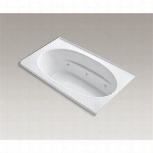 Kohler K-1114-rh Windward 72""  X 42"" Alcove Whirlpool Bath With Three Sid Eintegral Flange And Right Hand Drain An D Heater