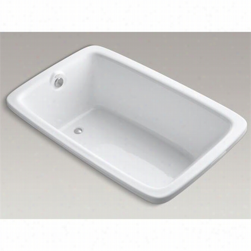 Kohler K-1158-vbw Bancroft Vibracoustic 66"" Drol-in Soaking Bath Tub With Reversible Drain