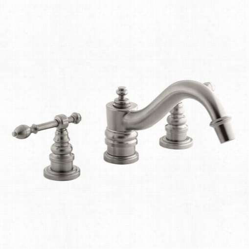 Kohler K-t6906-4 Iv Georges Brass Deck  Mount High Flow Bath Faucet Trim Lever Handles