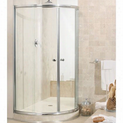 Maax 137596 Tully Round 2 Door Shower Door