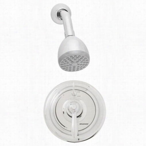 Speakman Sm-5410 Se Ntinelpro Anti-scald Thefmostaticp Ressurer Balanced Shower With Integral Volume Contorl/diverter Nd S-2272-e2 Showerhead