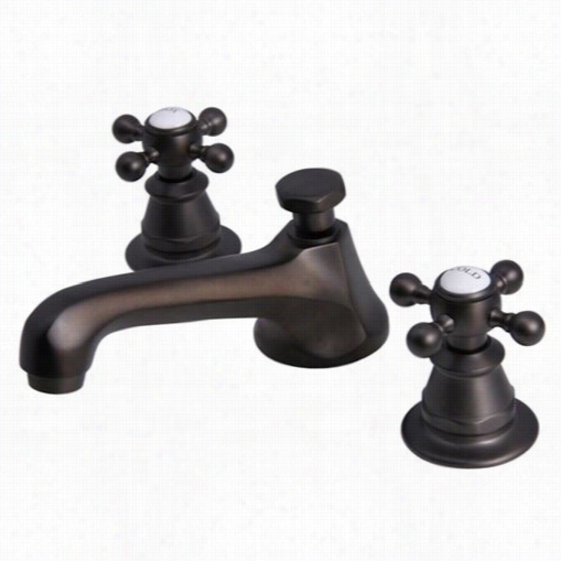 Water Creation F2-0009-03 Amerian 20th Centuy Classic Widespread Lavatory Faucet With Pop-u Drain In Oil Rubbed Bronze