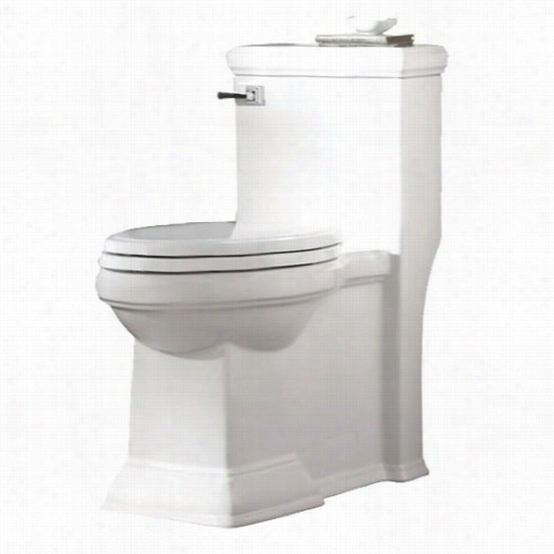 American Standard 2847.128.020 Town Square Straight Height Flowise Elongated One Piece Toilet In White