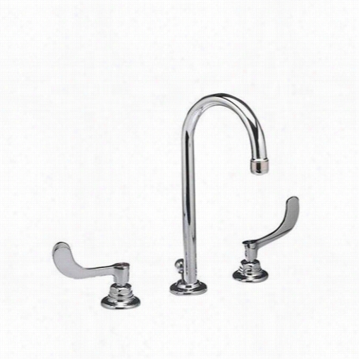 American Standard 6530.1 73.002 Monterrey Double Wrist Bldae Handle Wi Despread Bath Faucet In Pol Ished Chrome With 3rd Take In ~ Inlet