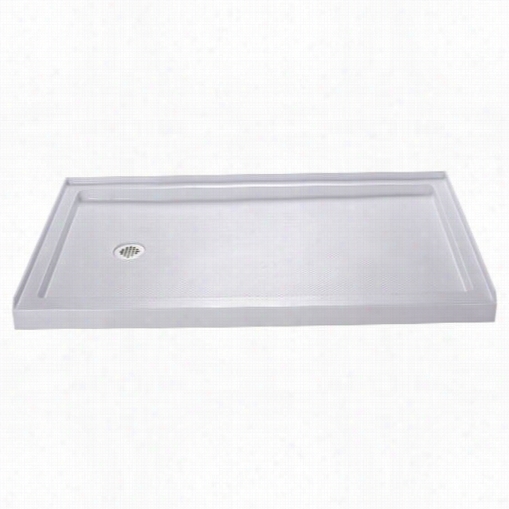 Dr Eamline Dlt-1130601 Slimline 30" " X60"" Single Threshold Shower Base