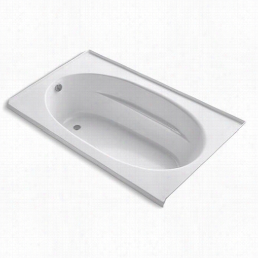 Kohl Er K-1114-glf Windward 72"&;quot; X 42"" Alcove Bubbemassage Bath Tub With Integral Apron And Left Hand Drain