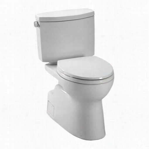 Toto Cst474cef Vespin Ii 1.28gpf End Coupled High Efficiency Toilet In Ebony