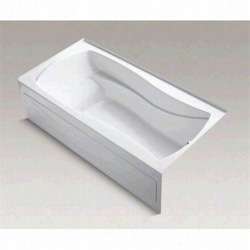 Kohler K-1257-vbra Aruposa Vibracoustic72"" X 36&quoy;" Alcove Bath Tub With Integral Apron And Righht Hand Drain