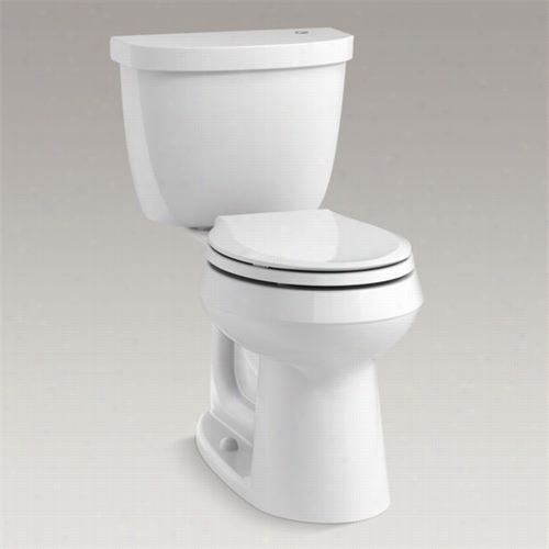 Kohler K-6419 Cimarron Touchless Comfort He Ight 2-piece 1.288 Gpf Round Dress With Aquapiston Flushing Technology