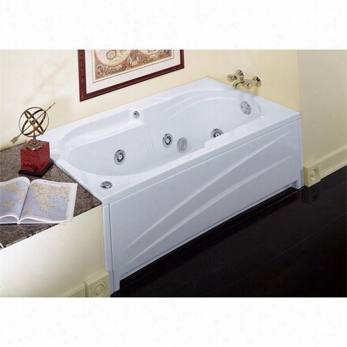 Maax 102942-r-094 Symphonie Combo Hydromax And Earofel Saking Tub With Right Handiwork Drain