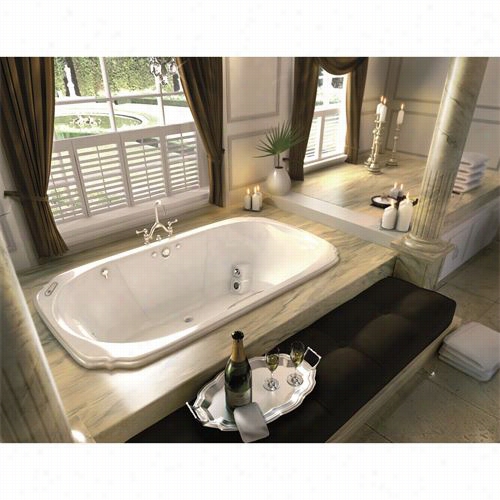 Maax 103558-104 Navarre 72&qot;" X 42"" Combo True Whirlplol  And Aerofeel Soaking Tub