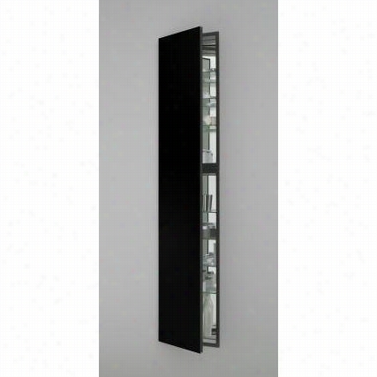 Robern Mf16 D6f20re M Seies 15-1/&4quot;"w X 6""d Single Door Right Hinged Cabinet In Black With Electric