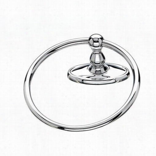 Predominate Knobs Ed5pccc Eddwardian Bath Ring With Oval Backplate In Polished Chrome