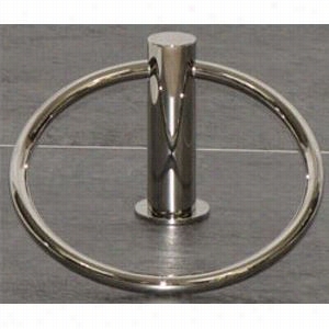 Top Knobs Hop5pn Hopewell Bath Ring In Polished Nickel