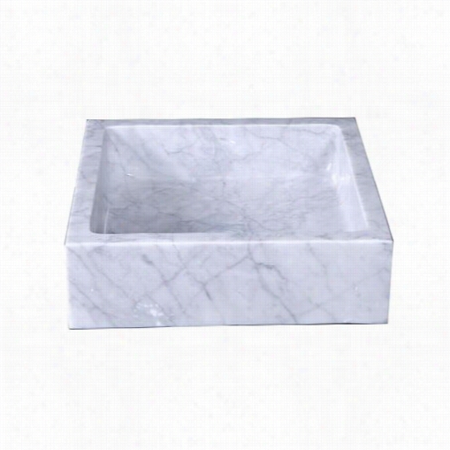 Virtu Usa Vst-2011-bas Mya Vesel Sink In Bianco Carrara