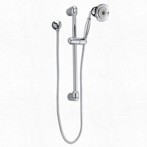 American Standard 1 662.843.002 Flowise Square Water Saving Shower System Kit In Polished Chrome